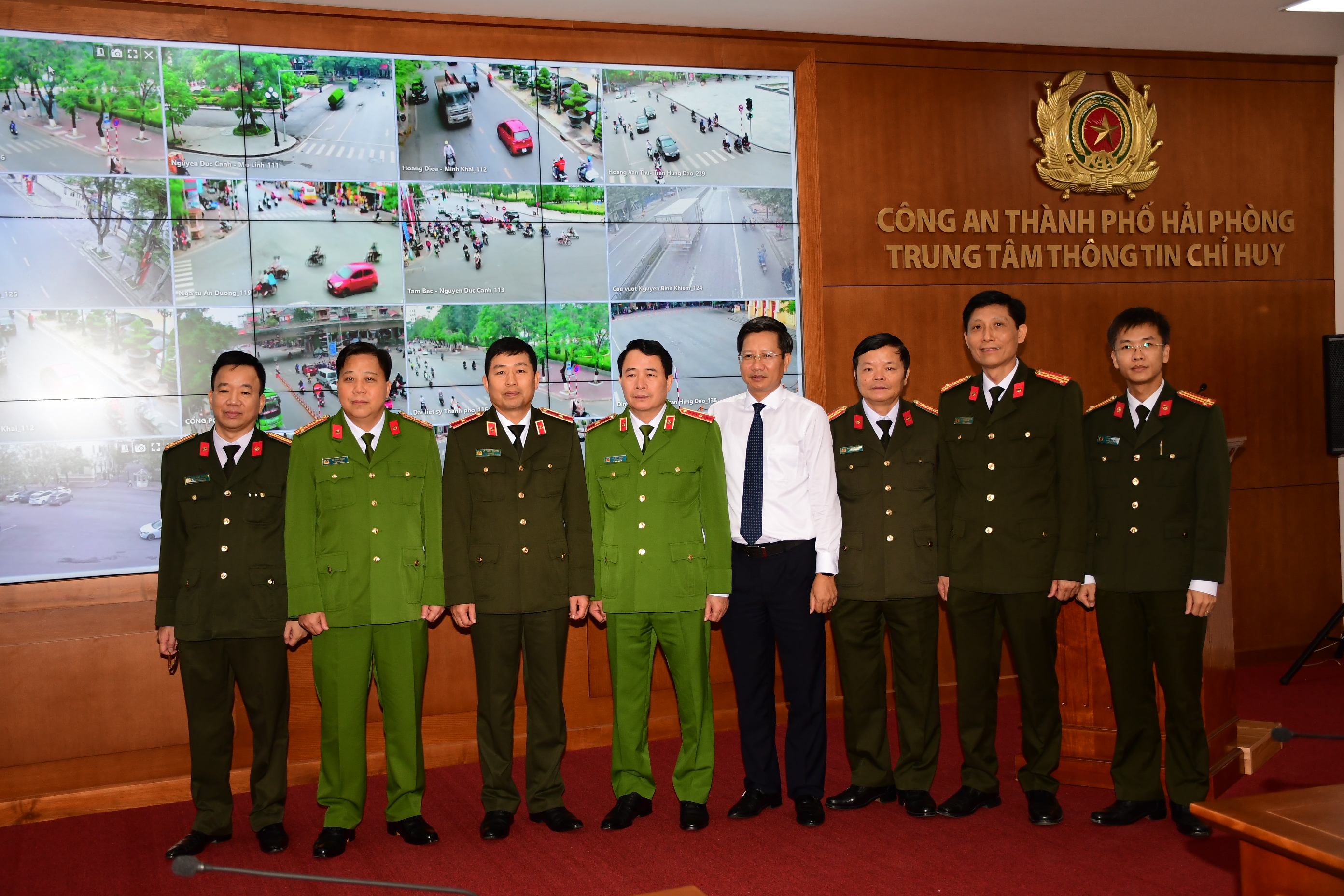 Thứ trưởng Bộ Công an Lê Quốc Hùng thăm, làm việc tại Công an thành phố Hải Phòng